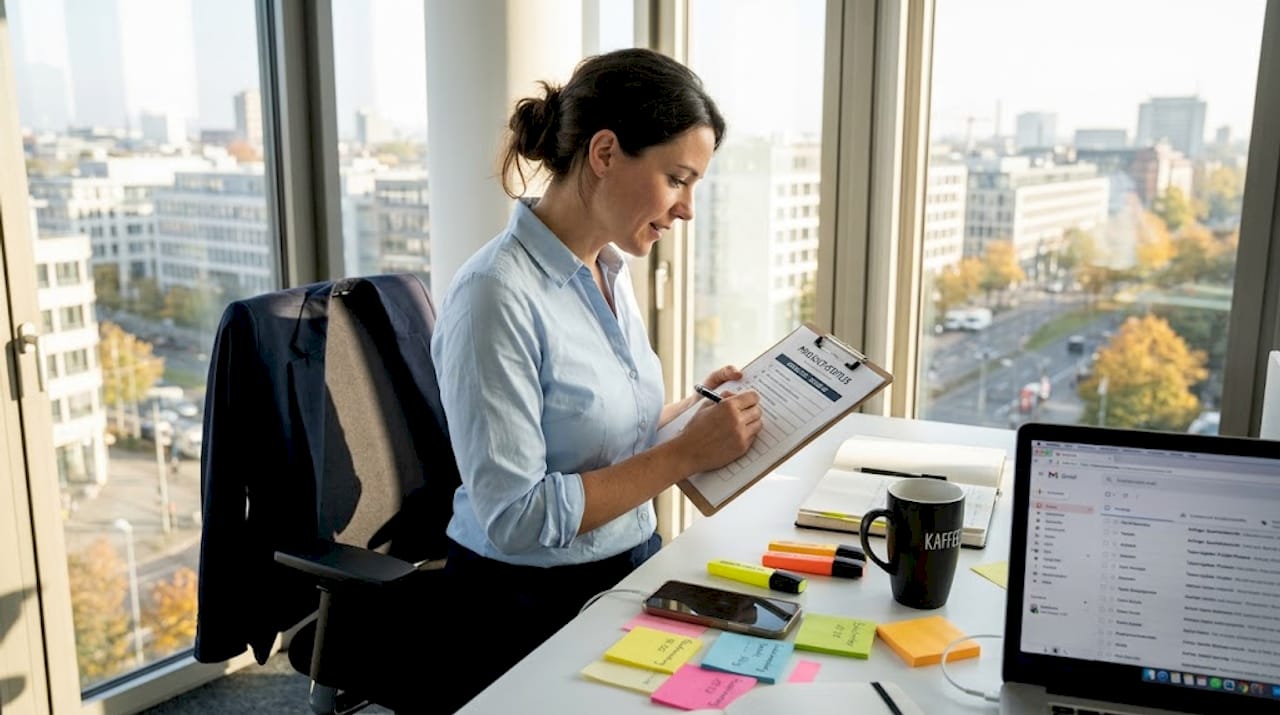 Checkliste für Stressbewältigung: 12 Methoden für Berufstätige - Kurkraft