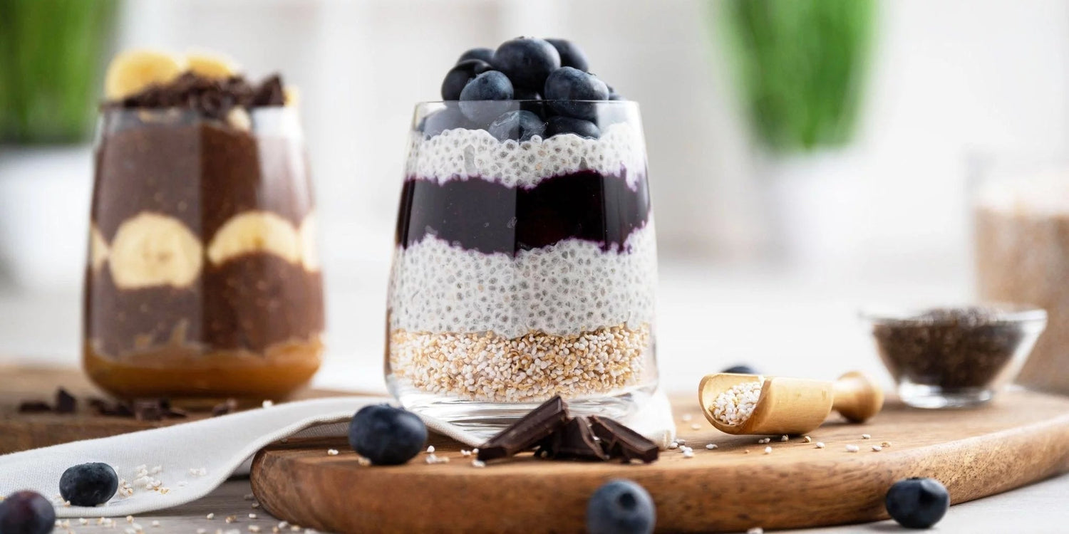 Rezept für Chiapudding in zwei Varianten. - Kurkraft