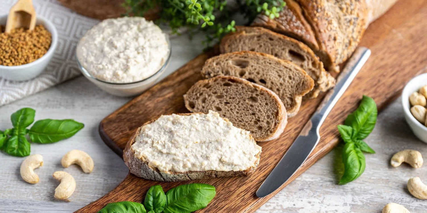 Rezept für veganen Frischkäse mit Bockshornklee. - Kurkraft