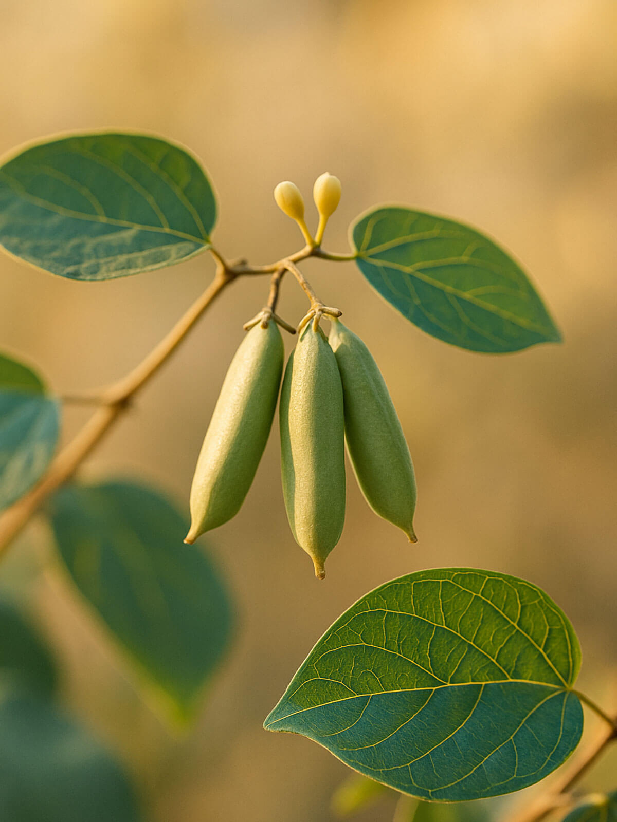 5-HTP Griffonia Pflanze Griffonia mit Samen