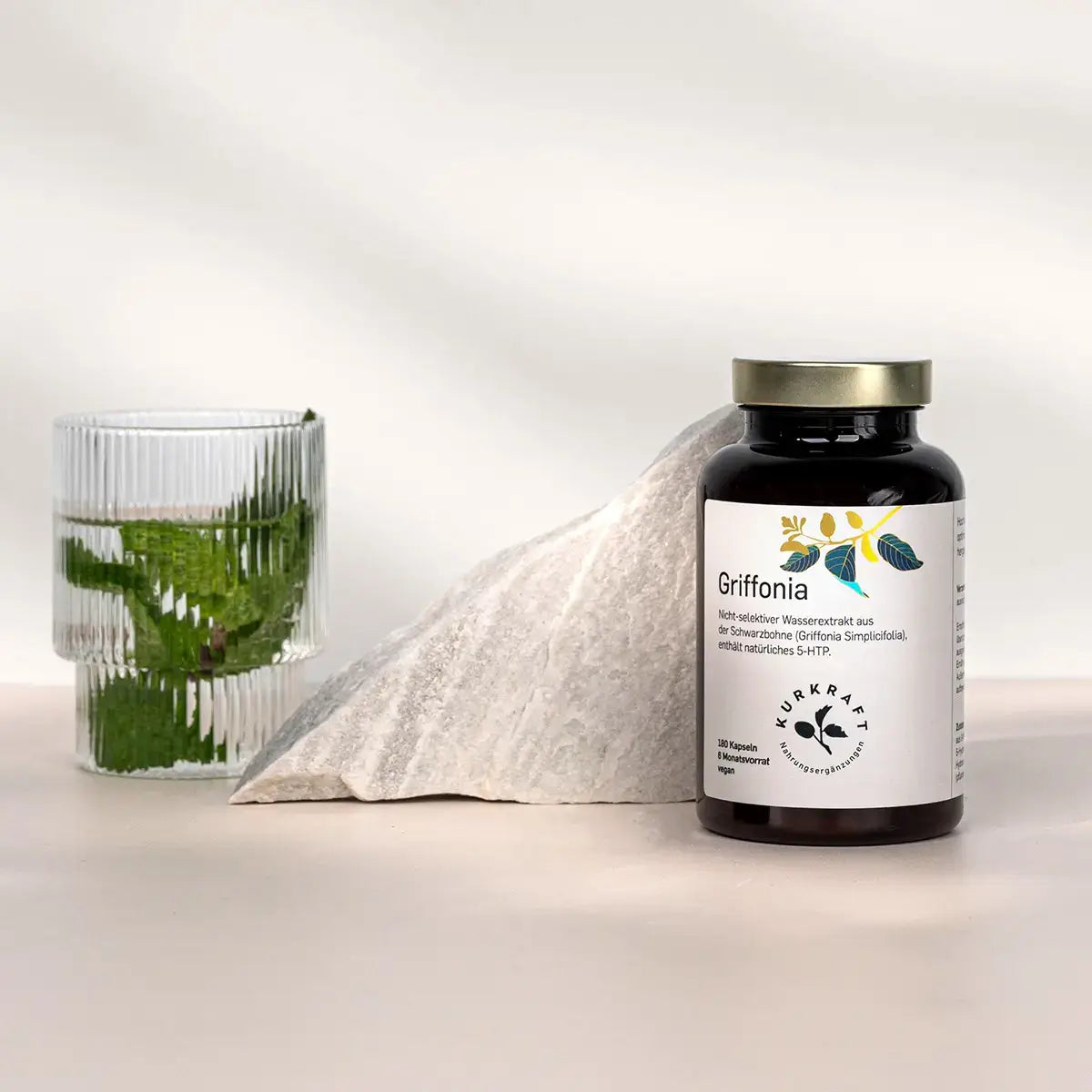 Kurkraft 5-HTP Kapseln – 100 mg 5-HTP aus Griffonia-Samenextrakt