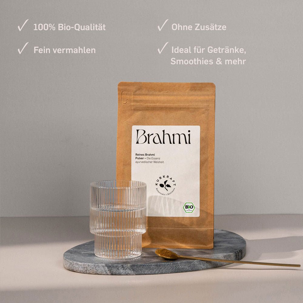 BIO BRAHMI PULVER - Kurkraft - BIO BRAHMI PULVER