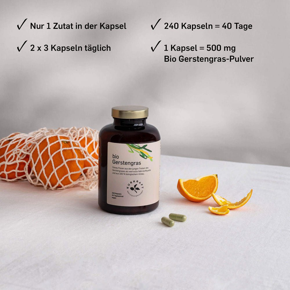 BIO GERSTENGRAS - Kurkraft - BIO GERSTENGRAS