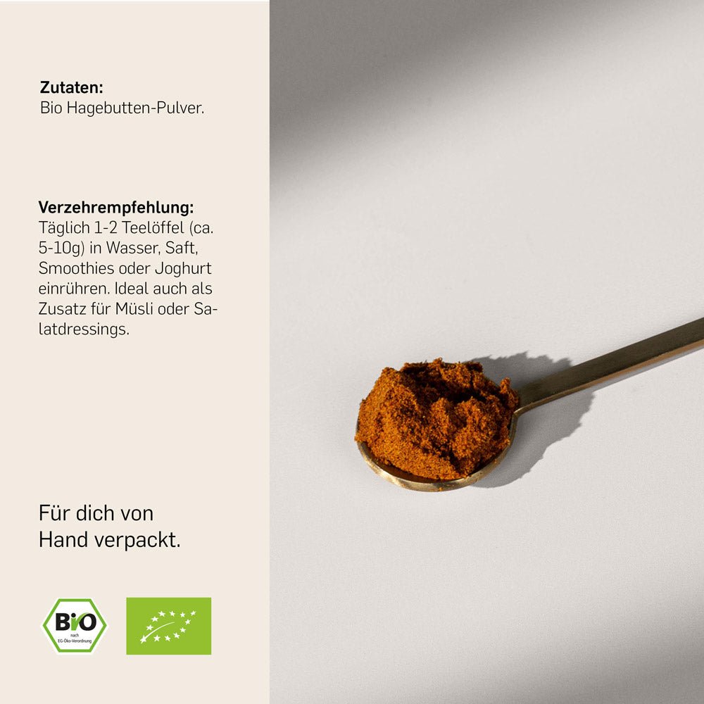 BIO HAGEBUTTENPULVER - Kurkraft - BIO HAGEBUTTENPULVER