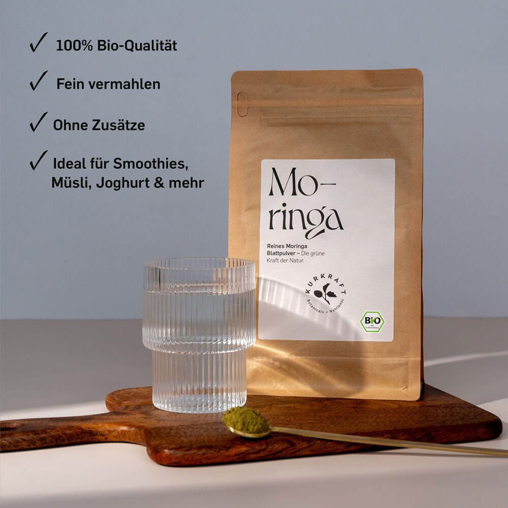 BIO MORINGA PULVER - Kurkraft - BIO MORINGA PULVER