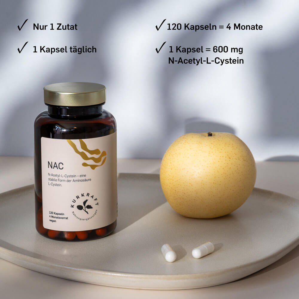 NAC (N - ACETYL - L - CYSTEIN) - Kurkraft - NAC (N - ACETYL - L - CYSTEIN)