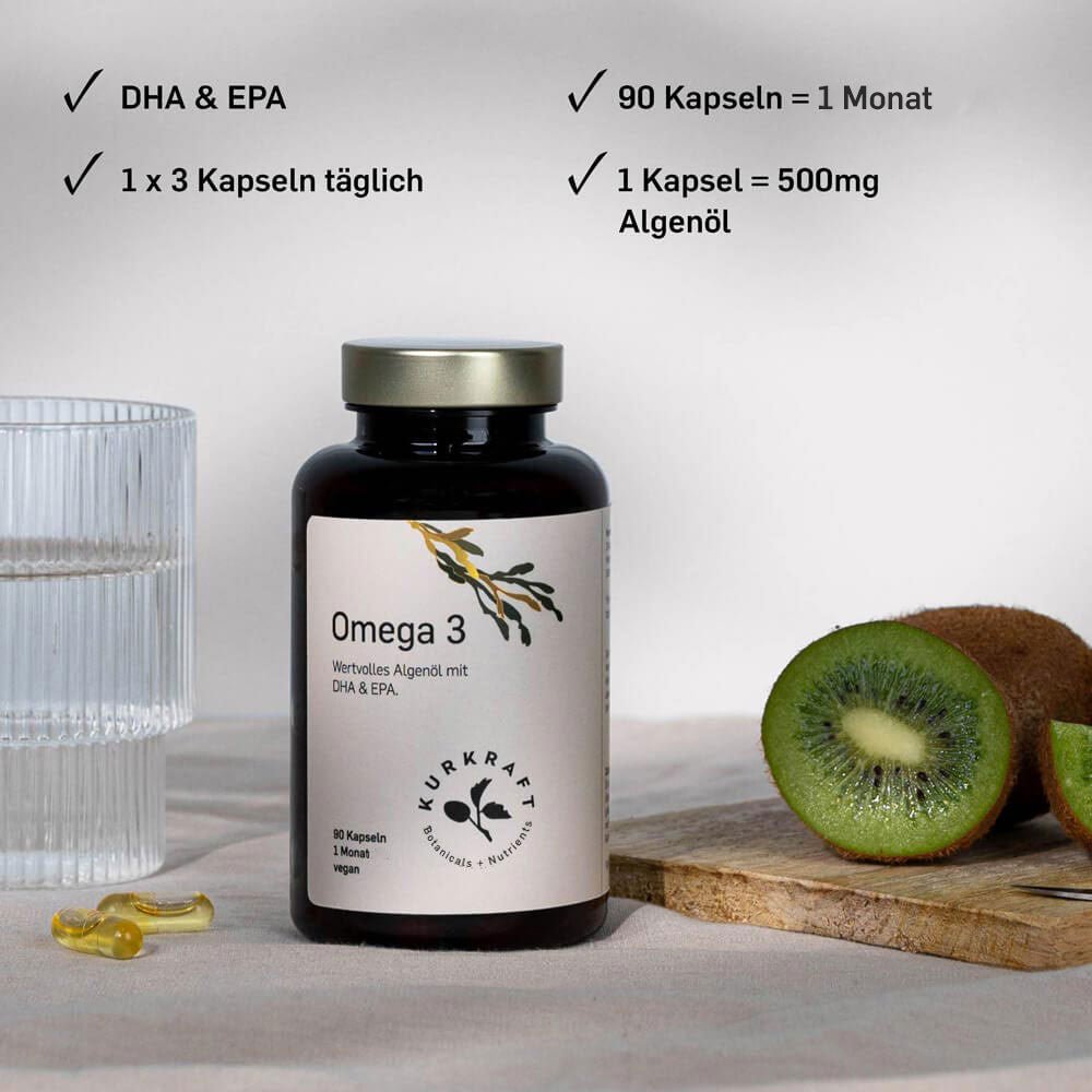 OMEGA 3 ALGENÖL - Kurkraft - OMEGA 3 ALGENÖL
