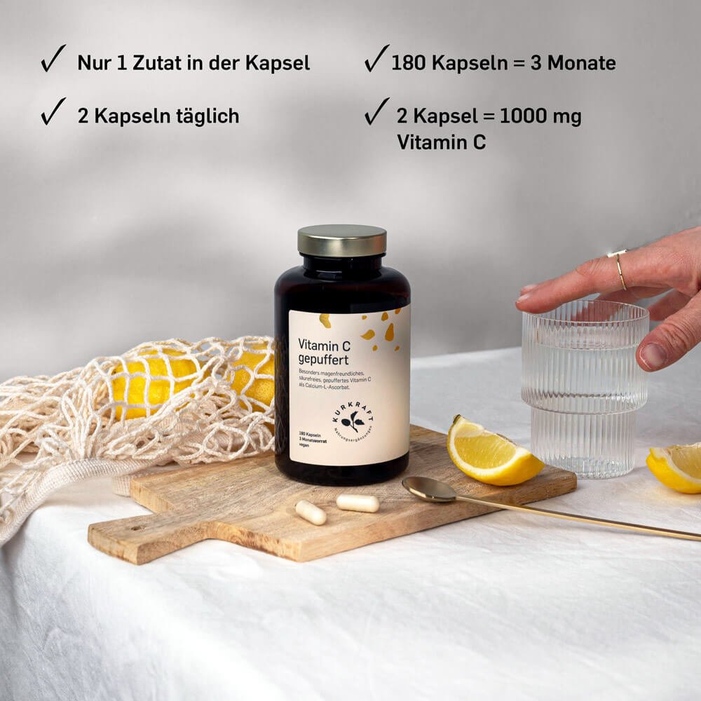 VITAMIN C GEPUFFERT - Kurkraft - VITAMIN C GEPUFFERT