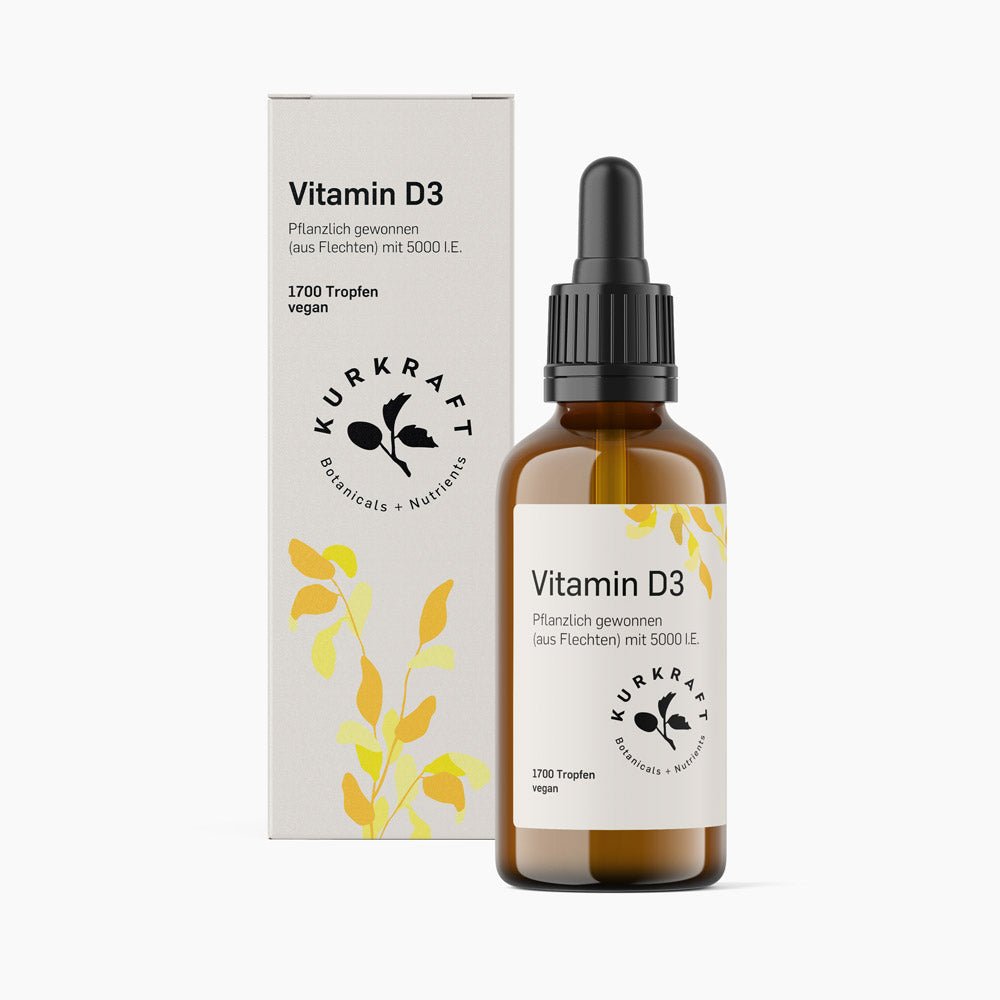 VITAMIN D3 VEGAN 5000 - Kurkraft - VITAMIN D3 VEGAN 5000