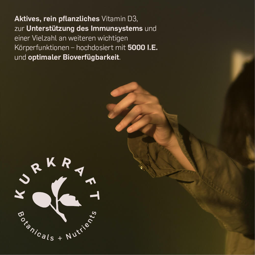 VITAMIN D3 VEGAN 5000 - Kurkraft - VITAMIN D3 VEGAN 5000