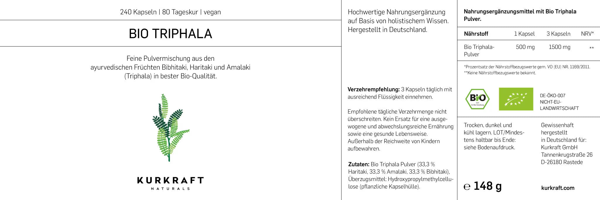 BIO TRIPHALA - Kurkraft - BIO TRIPHALA - Kurkraft