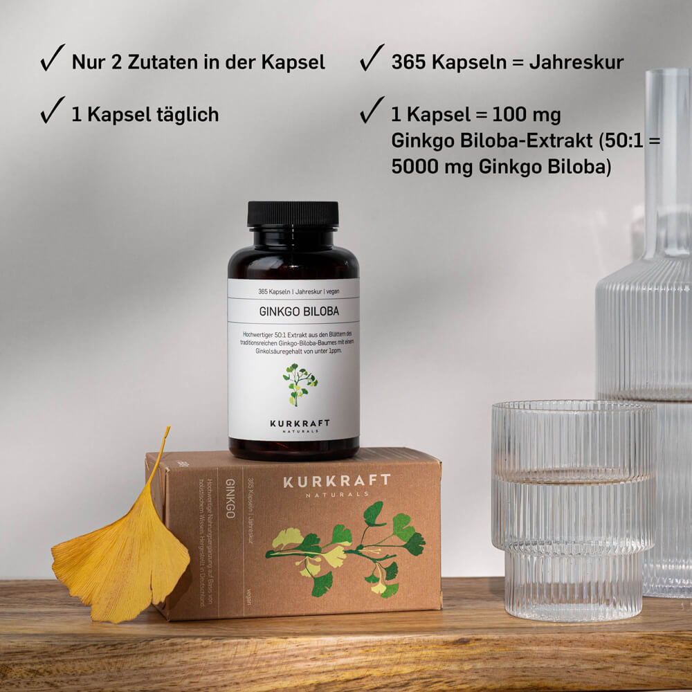 GINKGO BILOBA - Kurkraft - GINKGO BILOBA