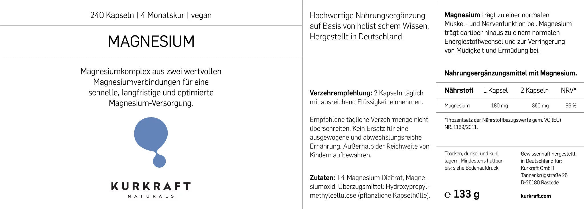 MAGNESIUM KOMPLEX - Kurkraft - MAGNESIUM KOMPLEX - Kurkraft