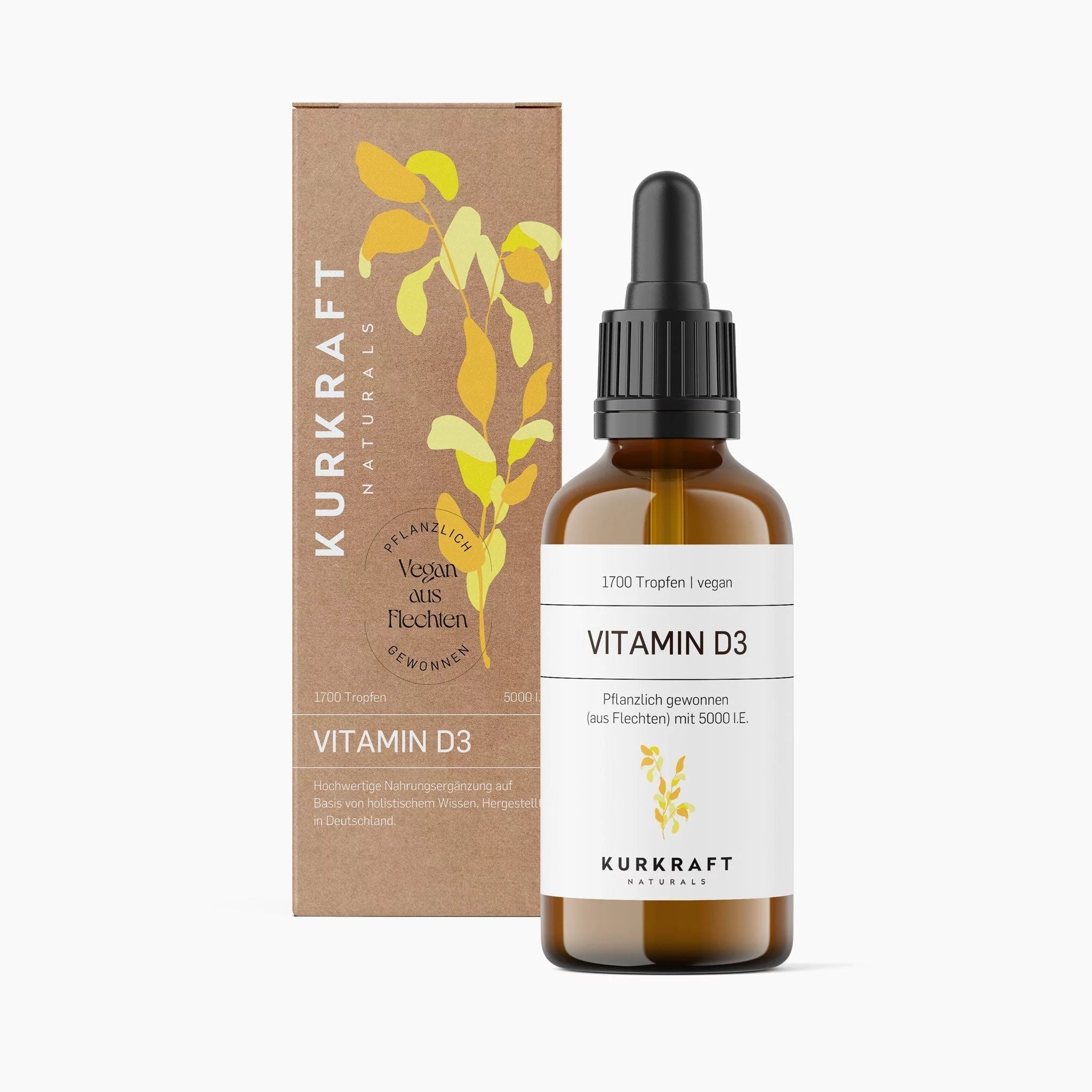 Vitamin D3 Vegan 5000 - Kurkraft - Vitamin D3 Vegan 5000