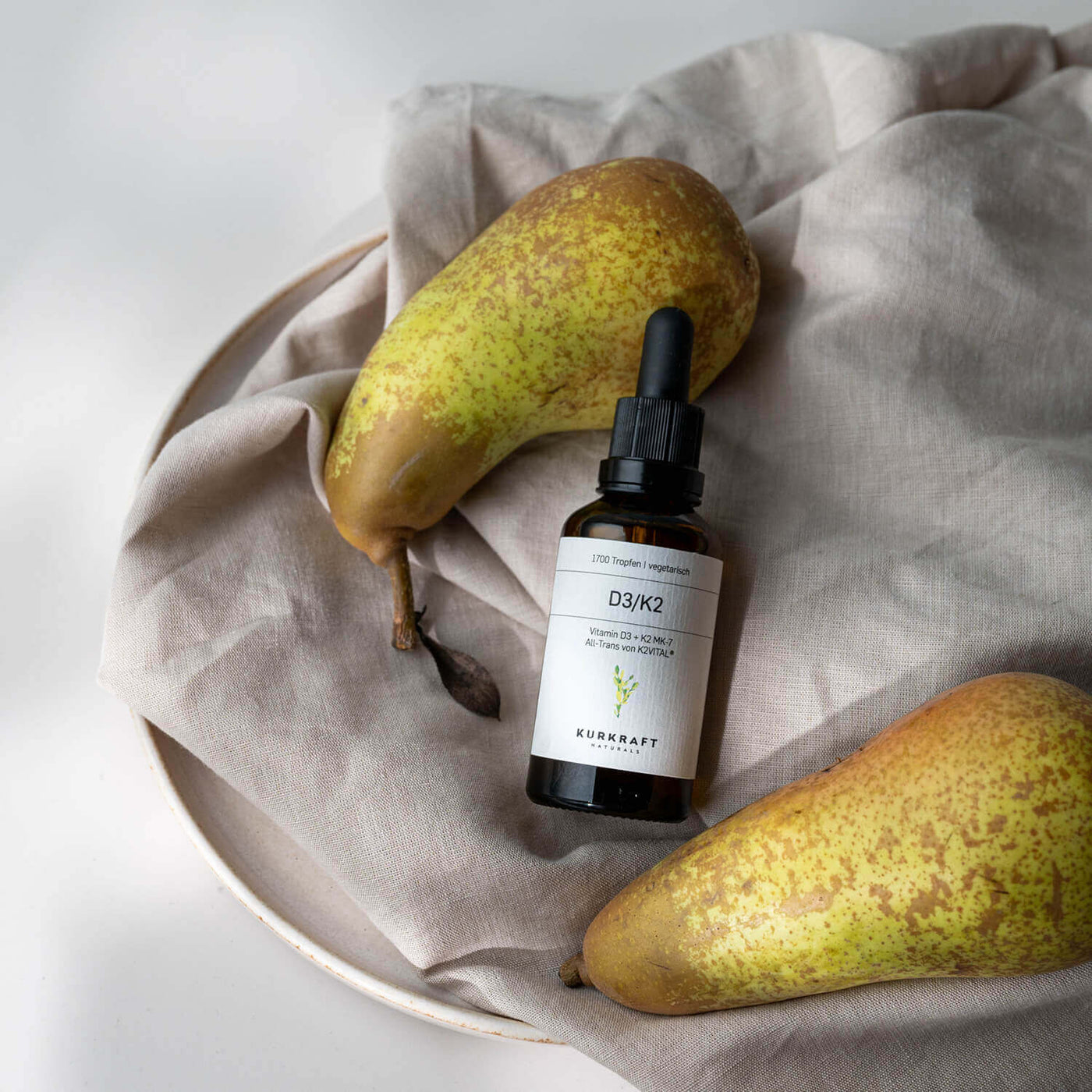 Vitamin D3+K2 MK7 AllTrans 1700 Tropfen in MCTÖl gelöst Vegetarisch hergestellt in