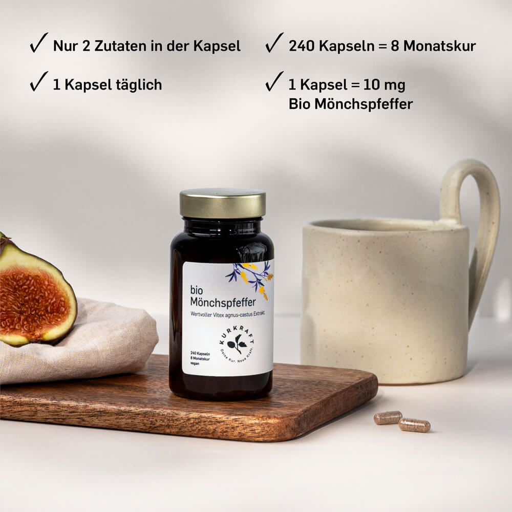 BIO MÖNCHSPFEFFER EXTRAKT - Kurkraft - BIO MÖNCHSPFEFFER EXTRAKT