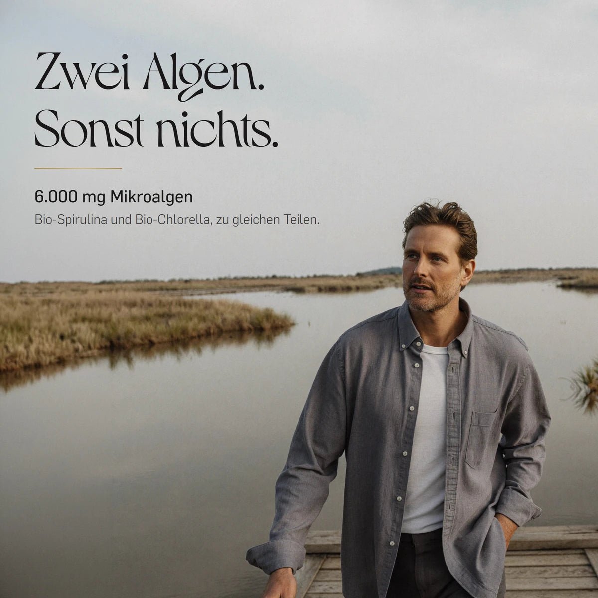 Bio Spirulina & Chlorella Tabletten von Kurkraft im Alltag: 6.000 mg Mikroalgen zu gleichen Teilen